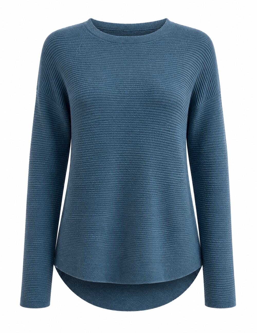 Griffin 100% Cashmere Sweater XS Teal Blue Crewneck Quiet Luxury Preppy